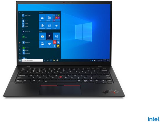 Lenovo ThinkPad X1 Carbon Gen 9 Intel® Core™ i5 i5-1145G7 Laptop 35,6 cm (14") Touchscreen WUXGA 16 GB LPDDR4x-SDRAM 1 TB SSD Wi-Fi 6 (802.11ax) Windows 11 Pro Engels Zwart - Lenovo - Hoofdafbeelding
