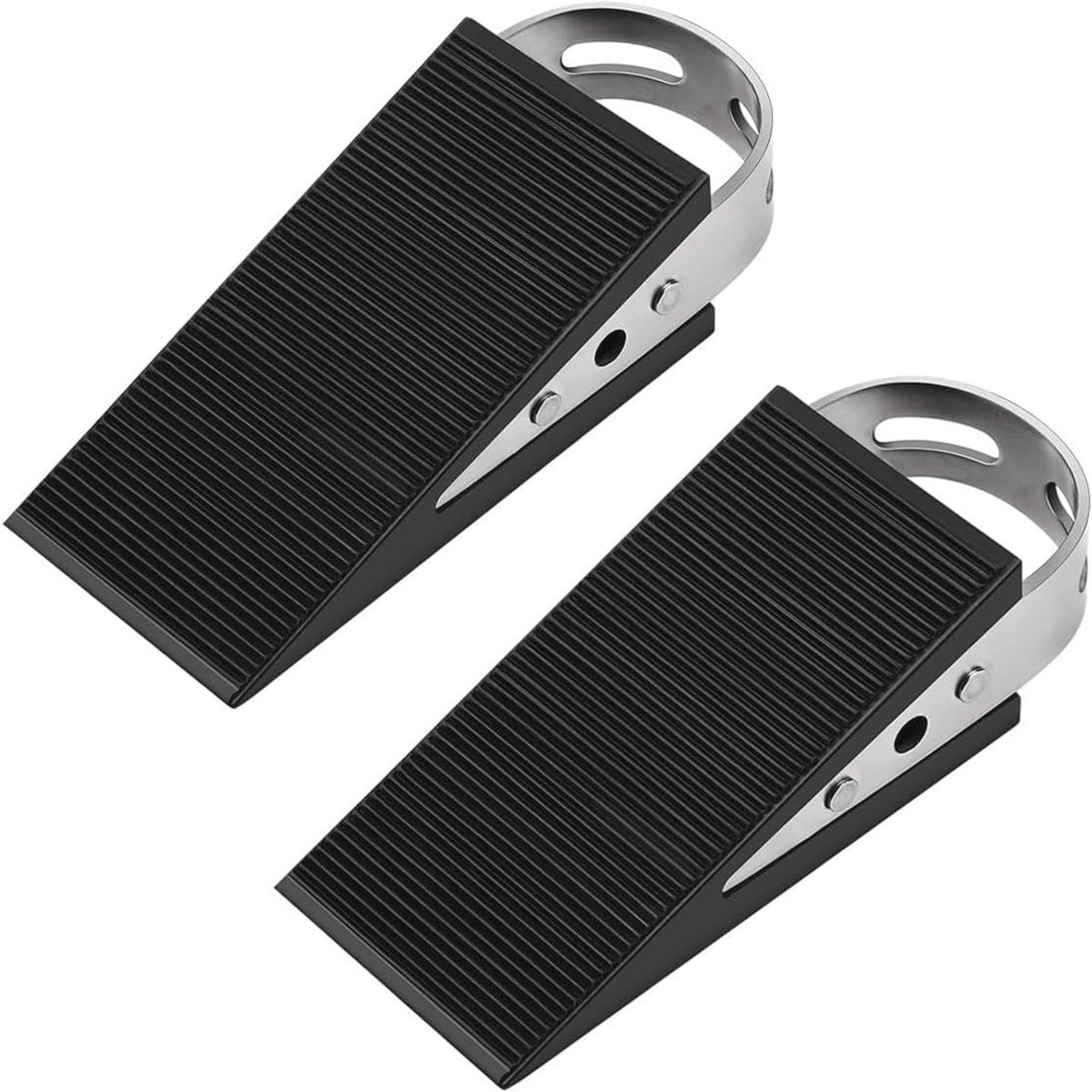 Zware Deurstopper Met Antislip Rubber Voor Binnengebruik – 2 Stuks
