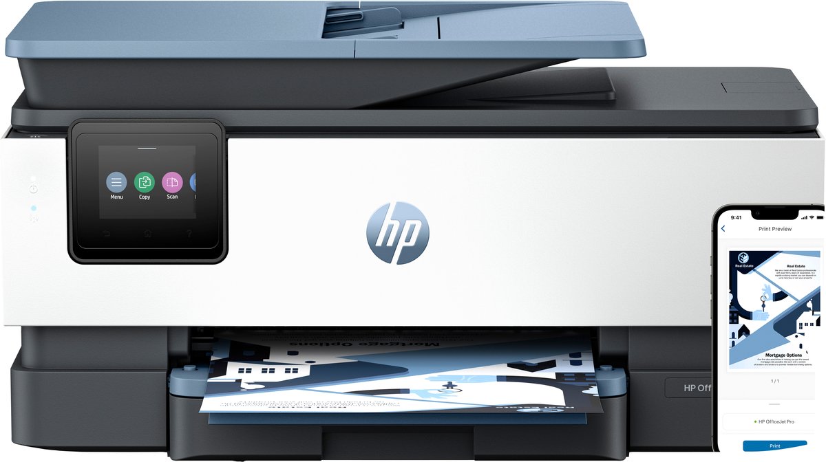 HP OfficeJet Pro 8125e All-in-One Printer Thermische inkjet A4 4800 x 1200 DPI 20 ppm Wifi