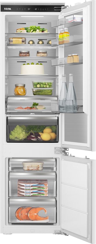 ETNA KCD9194CNF inbouw koel-vriescombinatie 284L energiezuinig No Frost Multi Air Flow SmartZone Metal Tech