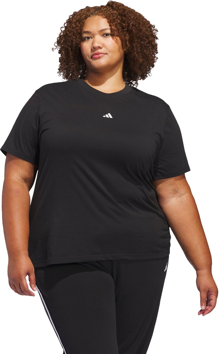 Adidas Sportswear Essentials Small Logo T-Shirt Dames Zwart