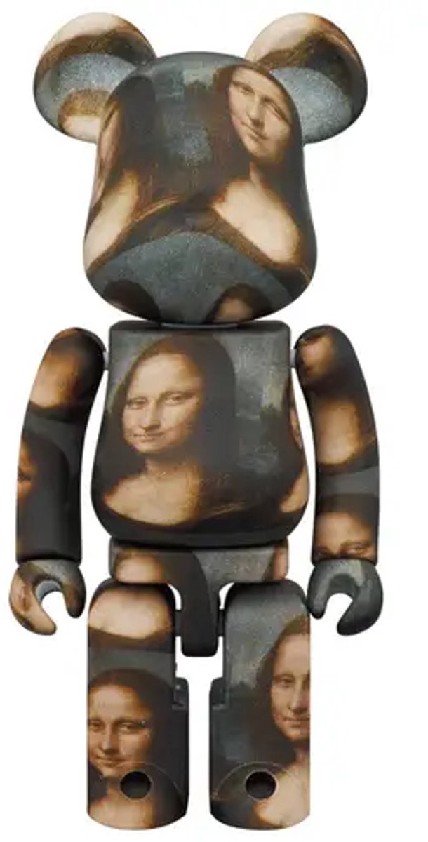 200% Bearbrick - Leonardo Da Vinci - Mona Lisa (Chogokin)