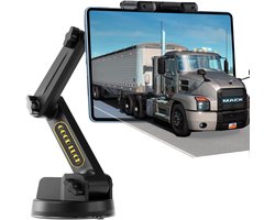 Autotelefoonhouder - Tablethouder - Supersterke zuignap - Vrachtwagenbevestiging - 16,9 inch lange arm - Compatibel met pick-uptrucks - Dashboard-/voorruittelefoonhouder - Geschikt voor tablets en iPads van 4,7 tot 12,9 inch