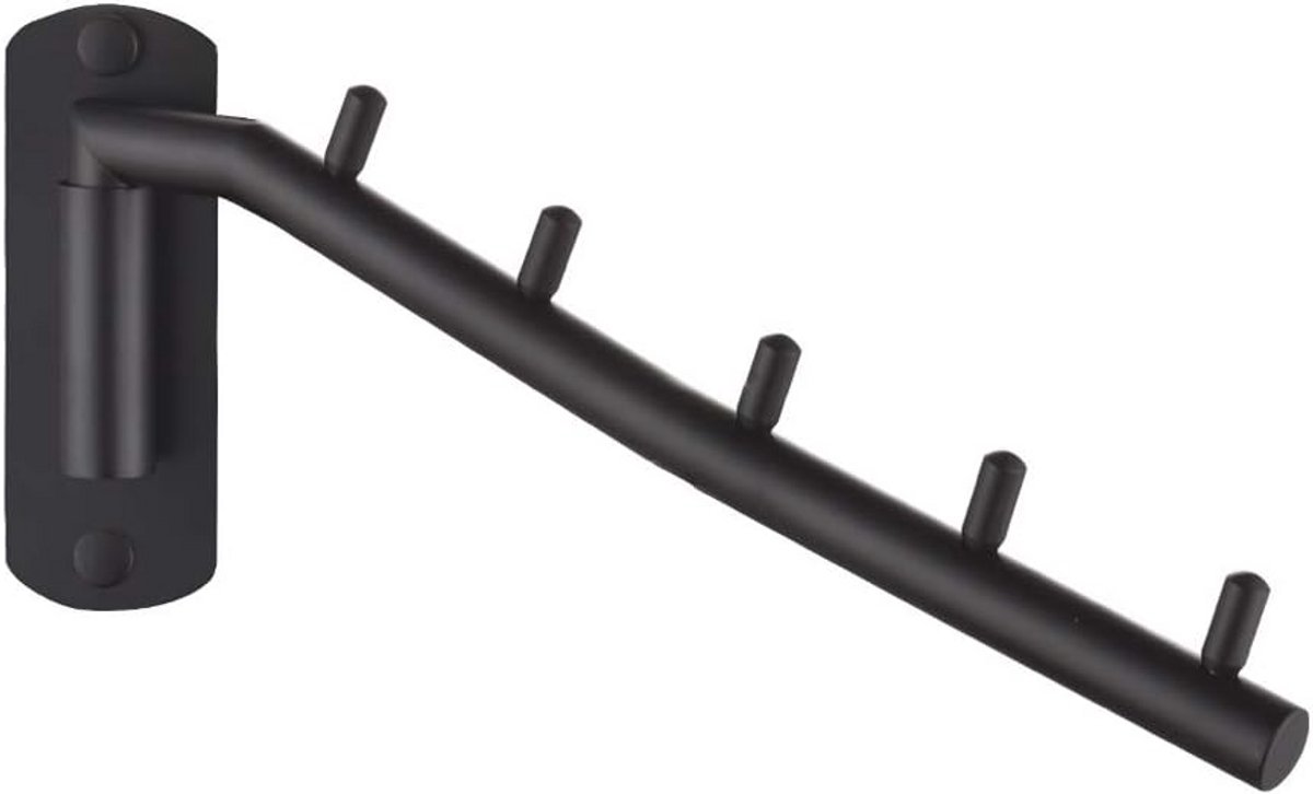 Vouwen Kleding Hanger Rack - RVS Swing Arm Haak Houder voor Kledingopslag