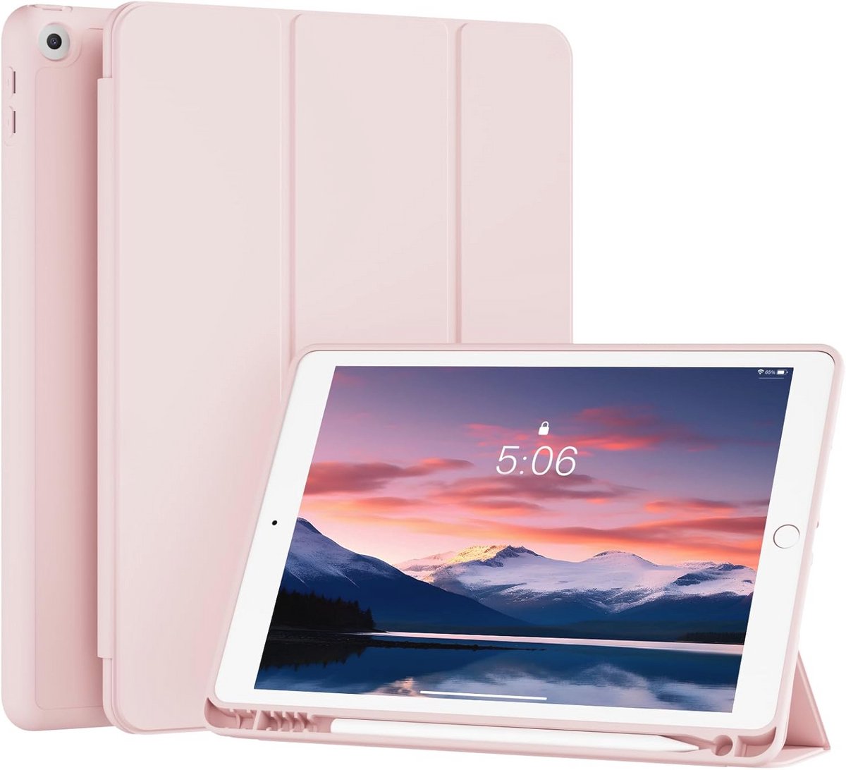 Hoes voor iPad 9e/8e/7e generatie 10,2 inch met penhouder en drievoudige standaardfunctie