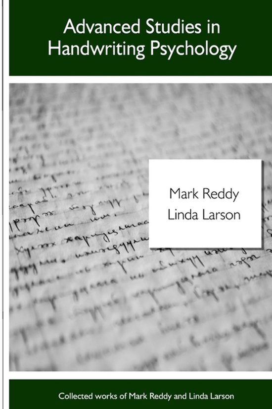 Advanced Studies in Handwriting Psychology- Advanced Studies ... - cover