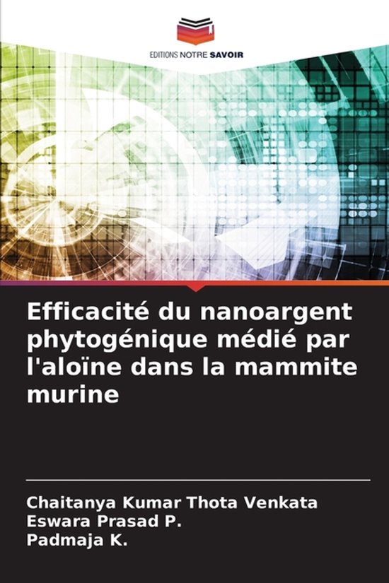 Efficacité du nanoargent phytogénique médié par l'aloïn ... - cover