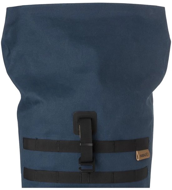 AGU Convoy - Enkele Fietstas - 17L - Blauw - 100% Waterdicht - Met Laptopvak - Click'nGo Systeem - Magnetische Roll-top — afbeelding 2