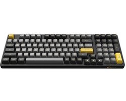 AKKO 3098B Plus Black – Gold RGB Draadloos Hotswap Mechanisch Gaming Toetsenbord
