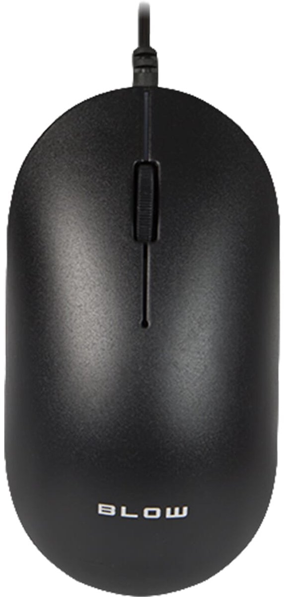 BLOW MP-60 Bedrade Optische Muis - 1000 DPI - LED Verlichting - USB - MP60 - Zwart