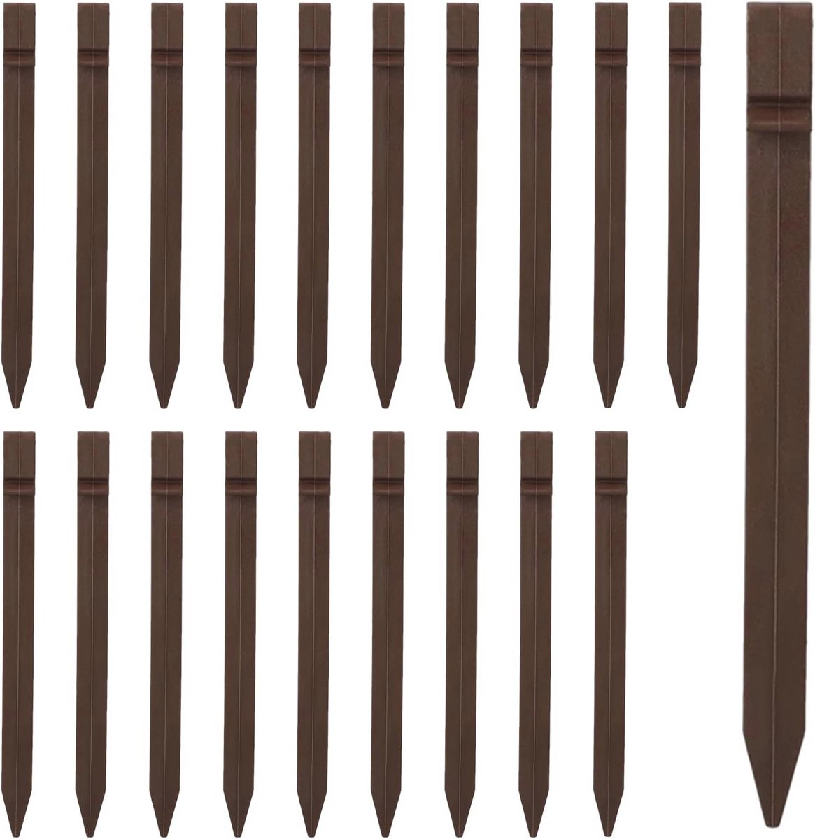 Kunststof Grondharingen voor Tuin - 25 cm - Spikes voor Gazons en Landschapsranden