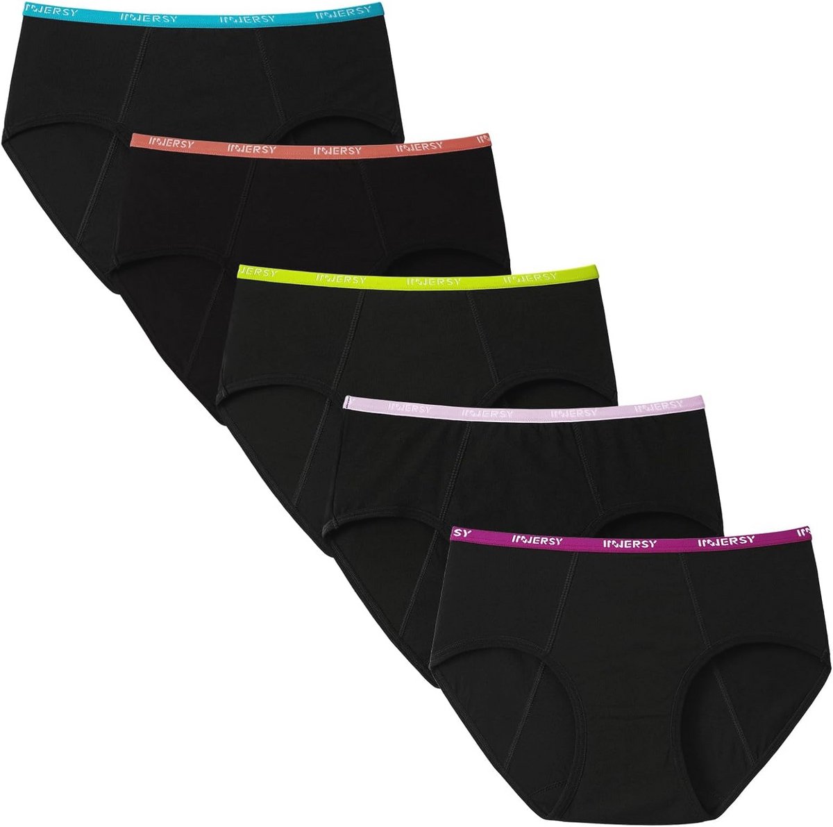 Menstruatie-ondergoed voor Meisjes 10-16 Jaar - Katoenen Slip met 5 Stuks