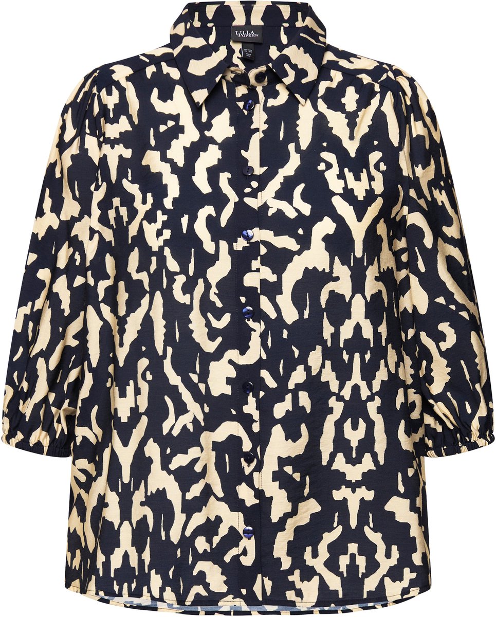 Grote Maten Blouse, Dames, beige, Maat: 62/64, Viscose/Synthetische vezels, Ulla Popken