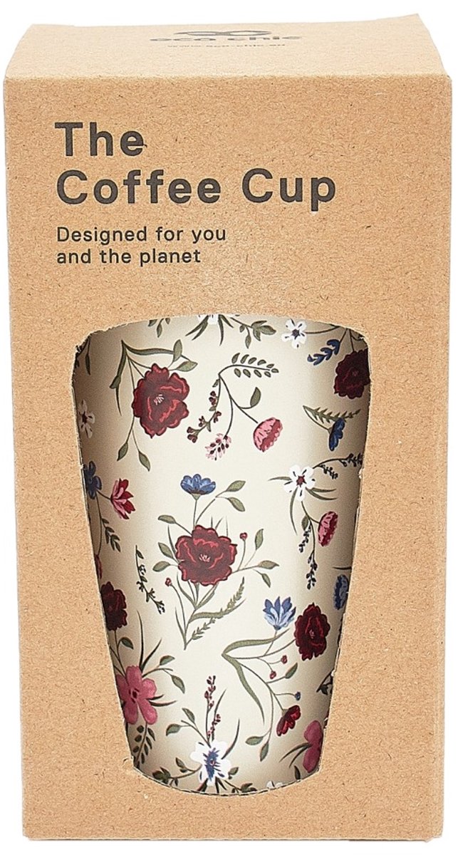 Eco Chic - The Travel Mug (thermosbeker) - N29 - Beige Floral