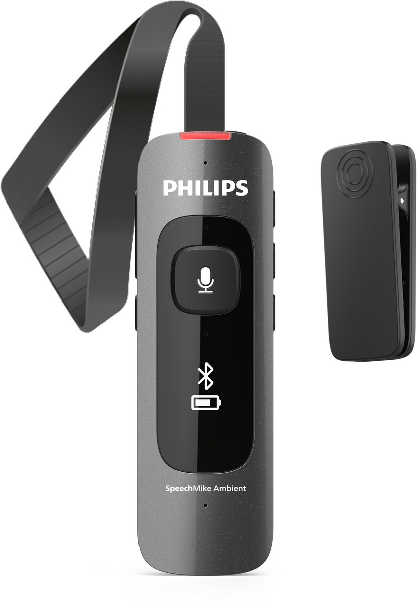 Philips SpeechMike Ambient draagbare AI-assistent PSM5020/00 - Mobile edition - AI Dicteermicrofoon - Geoptimaliseerd voor AI-gestuurde workflows/ spraakherkenning