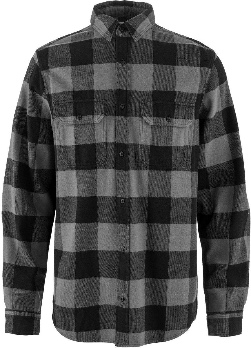 Fjällräven Övik Heavy Flannel Shirt M – Outdoor Kleding Fleeces en Truien Overhemd lange mouw Grijs