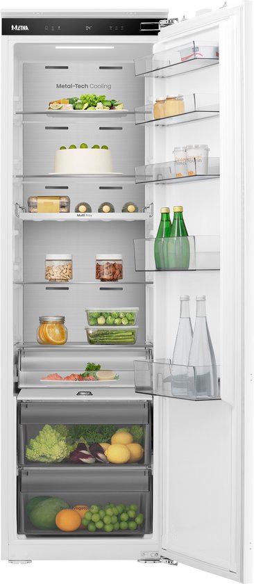 ETNA KKD8178C - Koelkast - Energielabel C - 34dB (A) - Metal Tech Cooling - Multi-Air Flow - 0° Fresh Box - Super Cool - Inverter Compressor - ConnectLife - 300 Liter