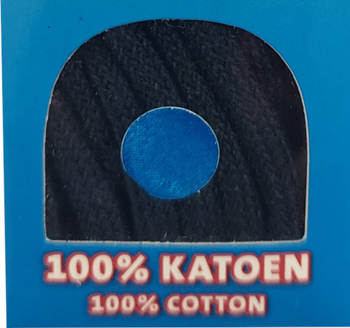 Marla/Ronilux Veter - Donker Blauw - Dik Rond - Koord Veters - Lengte 90 cm - Dikte 4 mm - Schoenveter