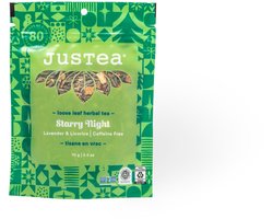 Justea | Navulverpakking Starry Night | 70g Lavender&lemongrass | Avondthee