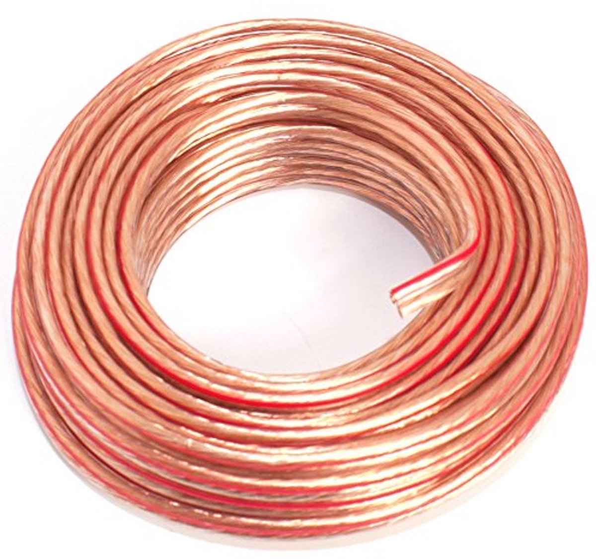 Luidsprekerkabel 2x1,50mm2 10m - Transparant - CCA - Audiokabel