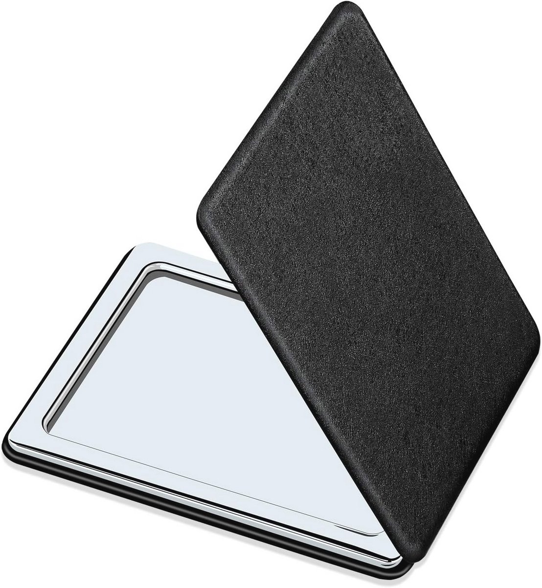 Draagbare dubbelzijdige spiegel voor make-up en verzorging, vervormingsvrij en compact