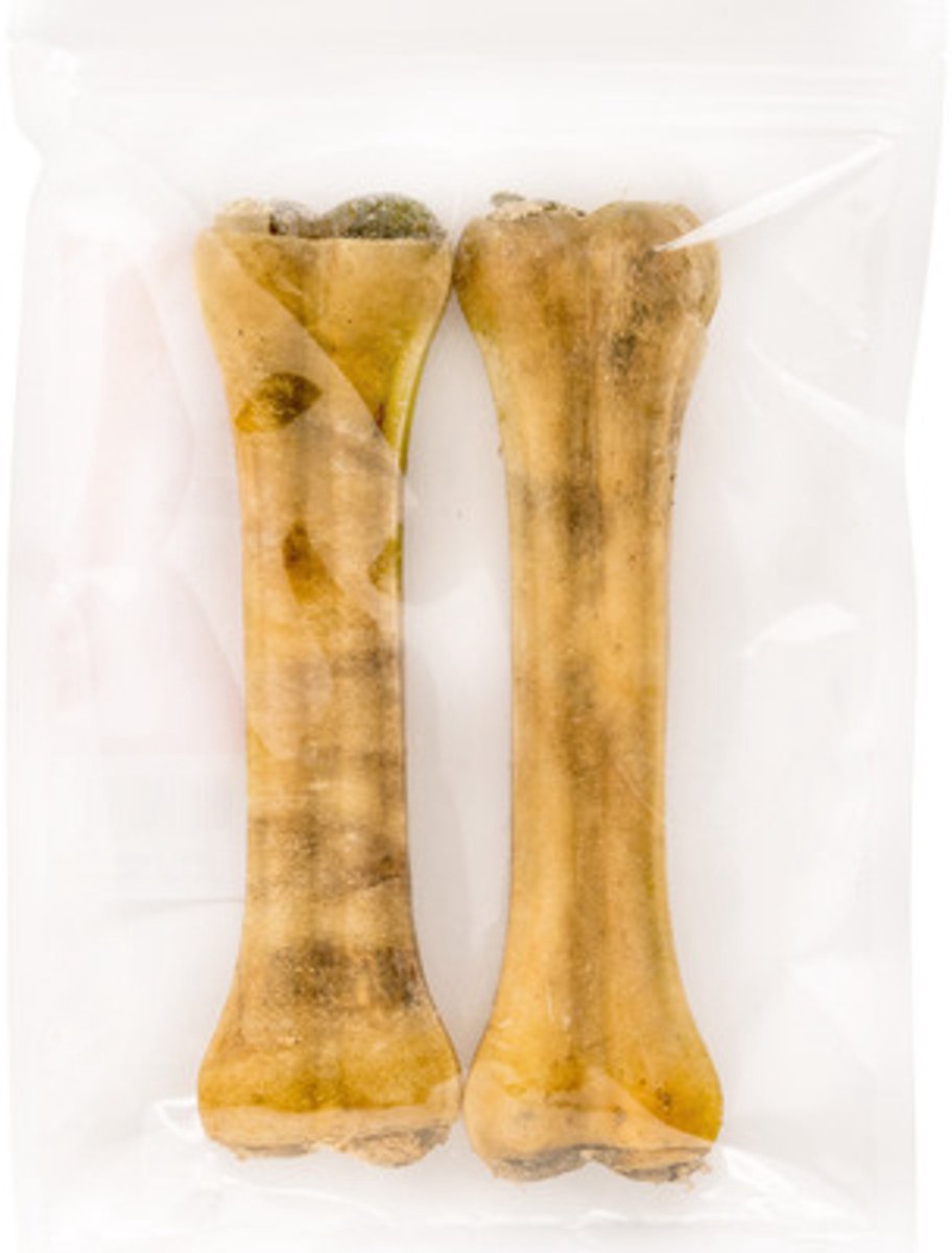 Landman Kauwbotten gevuld met Pens (2st) - 21cm - Hondensnacks - Kauwstaven - Hondenbot