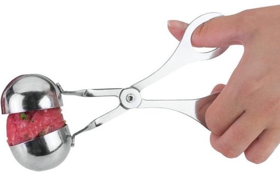 Metaltex Tang voor Gehaktballen 17.5x6.5x4 cm RVS — afbeelding 4
