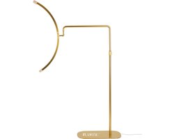 LASHTAG® - Moonlight PRO gold - Kleur Goud - Half Moon Light - Salon Lamp - 360° Rotatie - Beauty Lamp - Wimper Lamp - Lash Lamp - Medische Lamp - Make Up Lamp - Tattoo Lamp - Behandel Lamp - Nagel Lamp - Barber Lamp