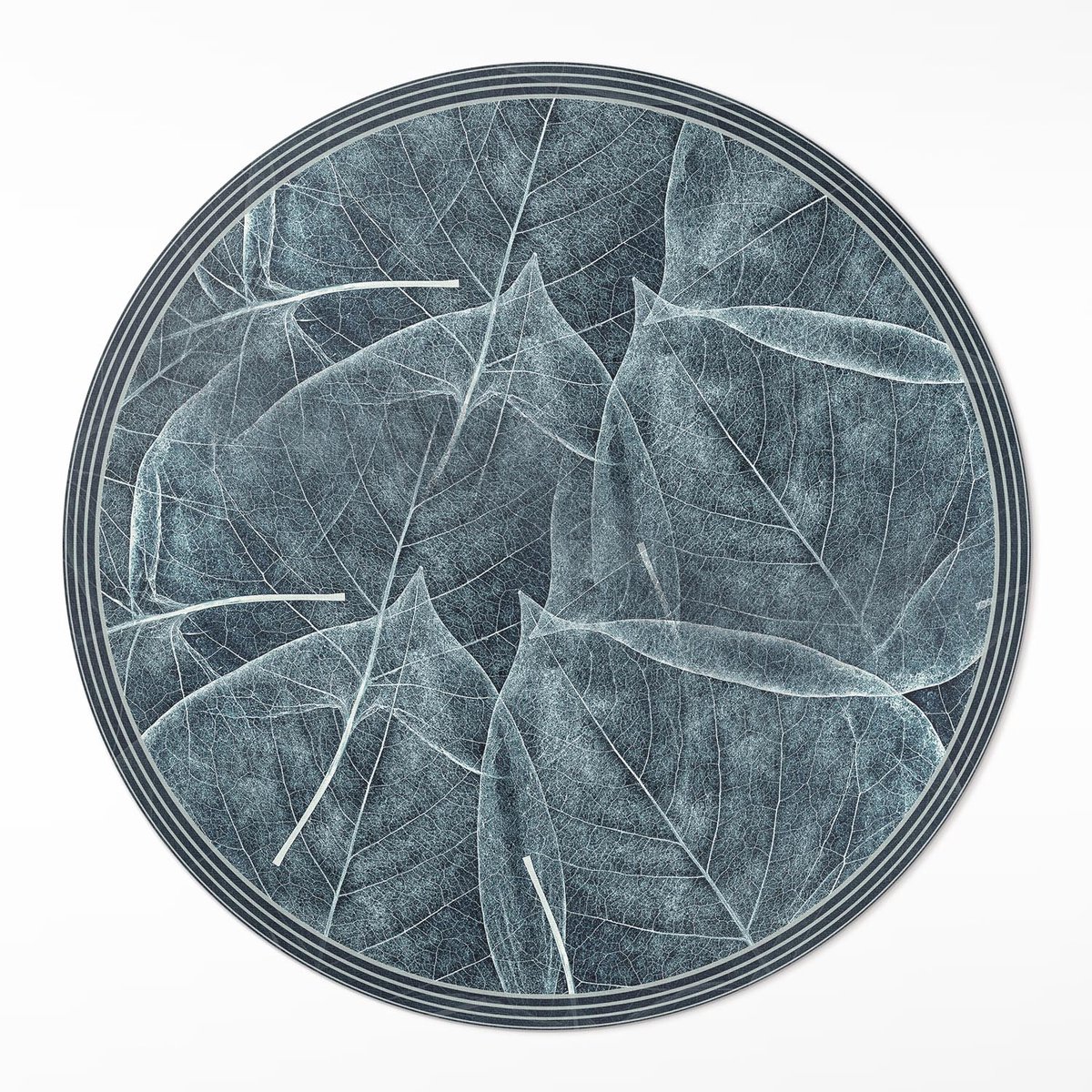 Wallfluent Vinyl Tapijt - Donkere Plantenbladeren Tapijt Vinyl - 60 cm - Rechthoek PVC Tapijt - - Groente Vinyl Vloerkleed - Slaapkamertapijt - Keukentapijt
