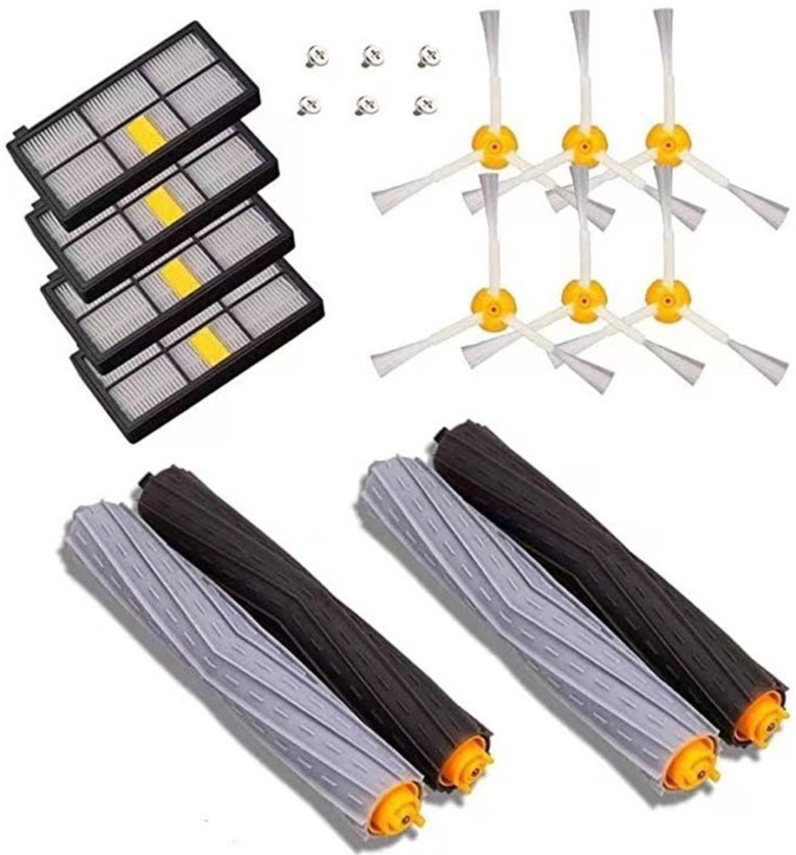 Geschikt voor iRobot Roomba 800/900 serie stofzuigeraccessoires, totaal 14 stuks.