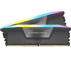 Corsair Vengeance RGB - RAM-geheugen - 64 GB - DDR5 - 6000 MT/s - 2 x 32 GB