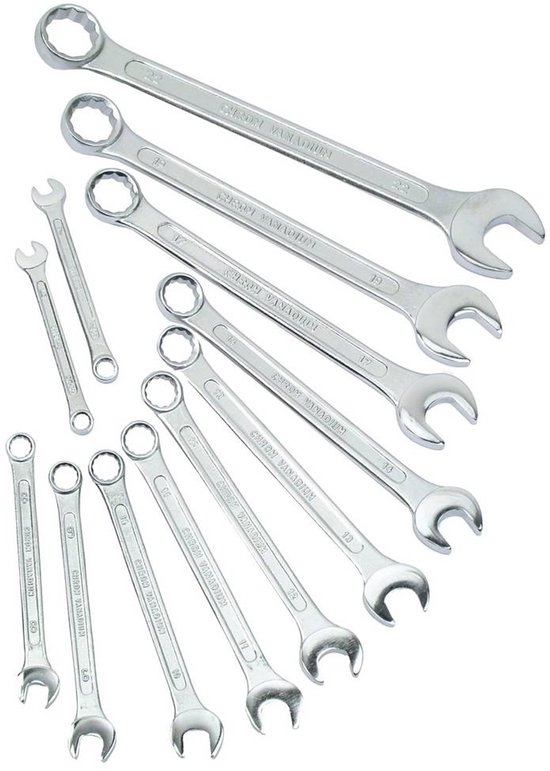 BRÜDER MANNESMANN Steeksleutelset - 6-delig -6 t/m 14, 17, 19 en 22 mm