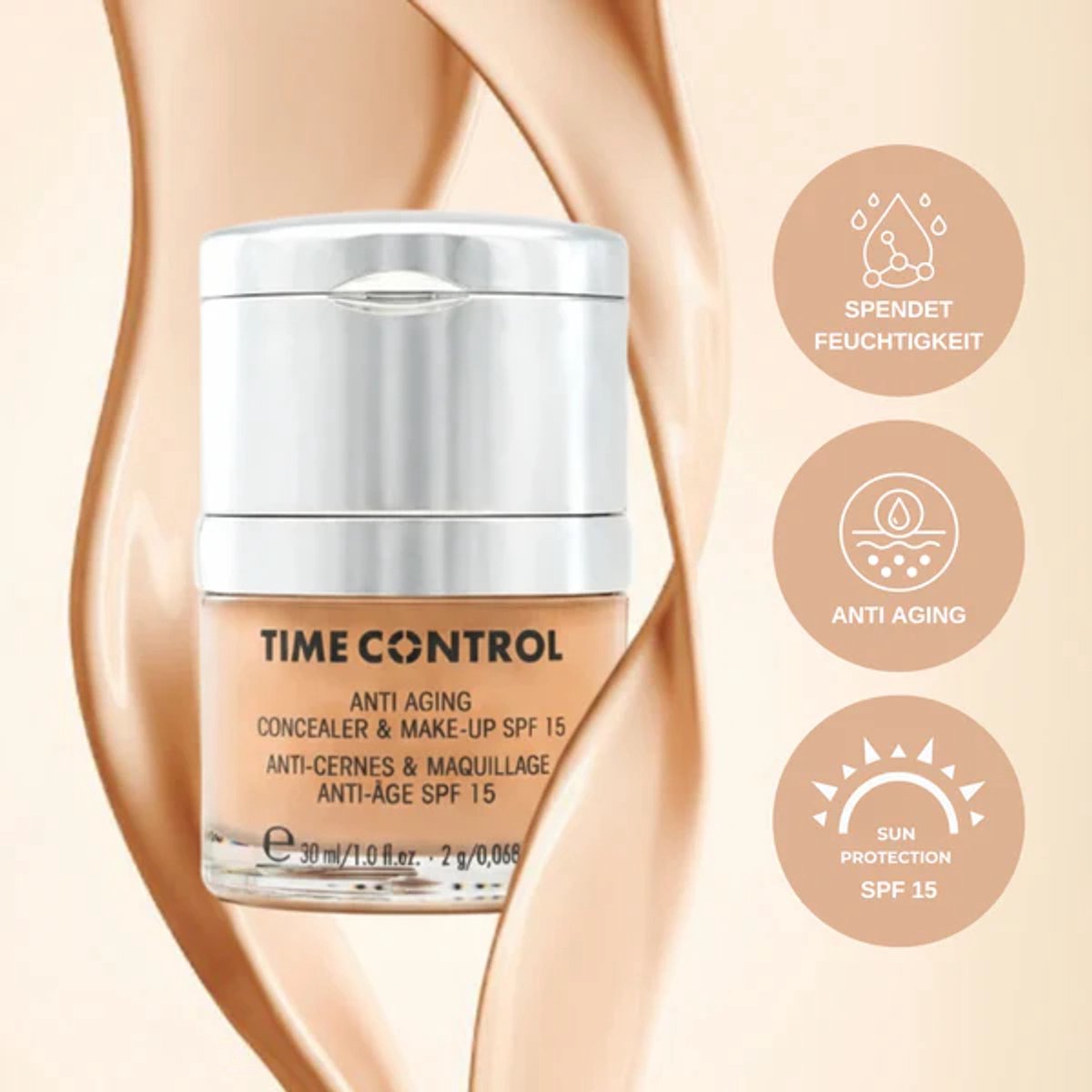 Etre Belle - Time Control - Foundation - Anti Ageing SPF15 - kleur 3