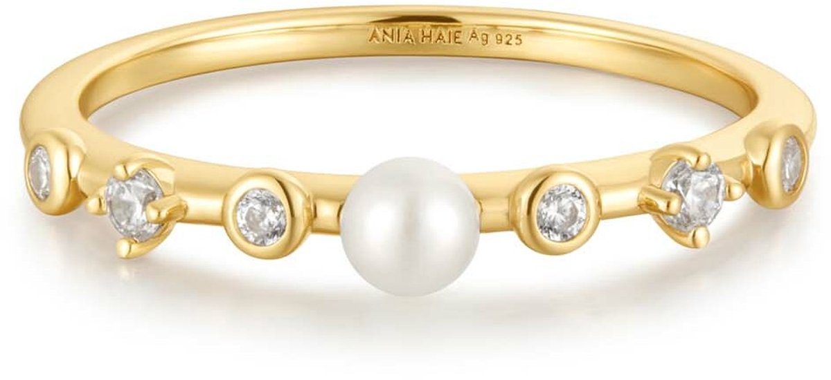 Ania Haie AH R058-04G56 Chic Creator Dames Ring - Minimalistische ring