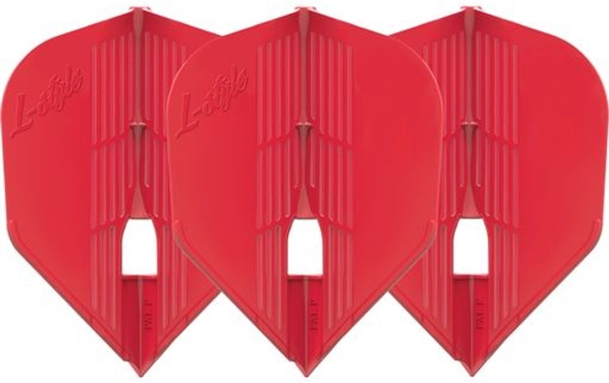 L-Style Champagne Flight Kami L3 Shape Red - Dart Flights