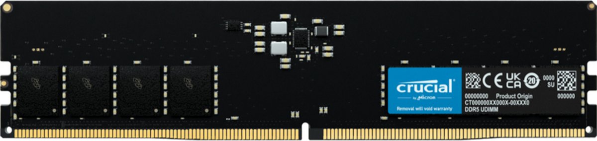 Crucial 32GB DDR5-4800 Tray UDIMM CL40 (16Gbit)