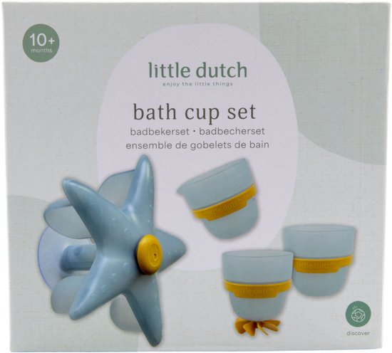 Little Dutch - Badwand Bekers - Zeester van Merkloos — afbeelding 4
