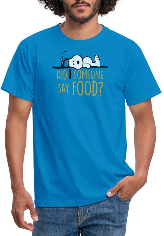 Spreadshirt Peanuts Snoopy Ik Heb Honger Grappige Uitspraak Hoodie