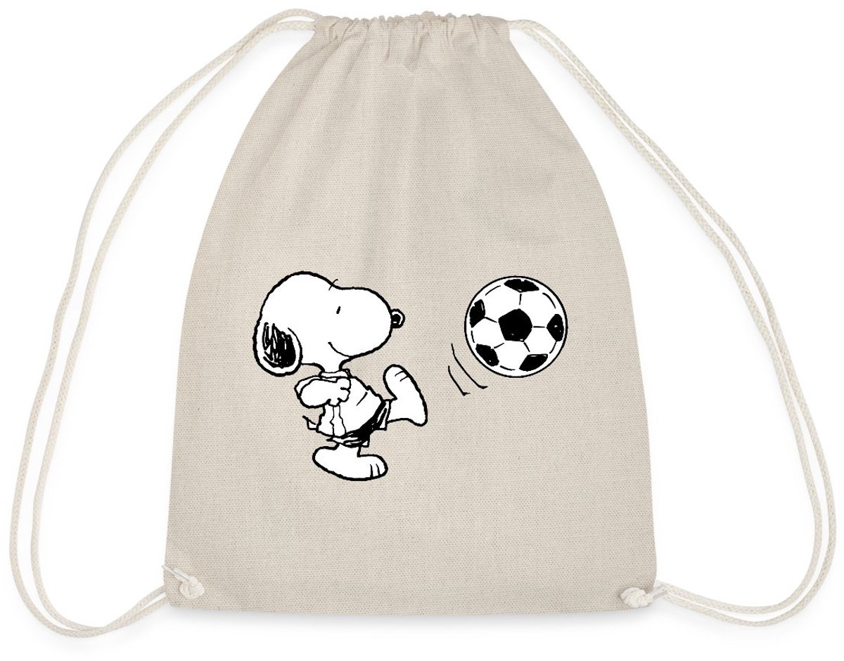 Peanuts Snoopy Voetballer Gymtas