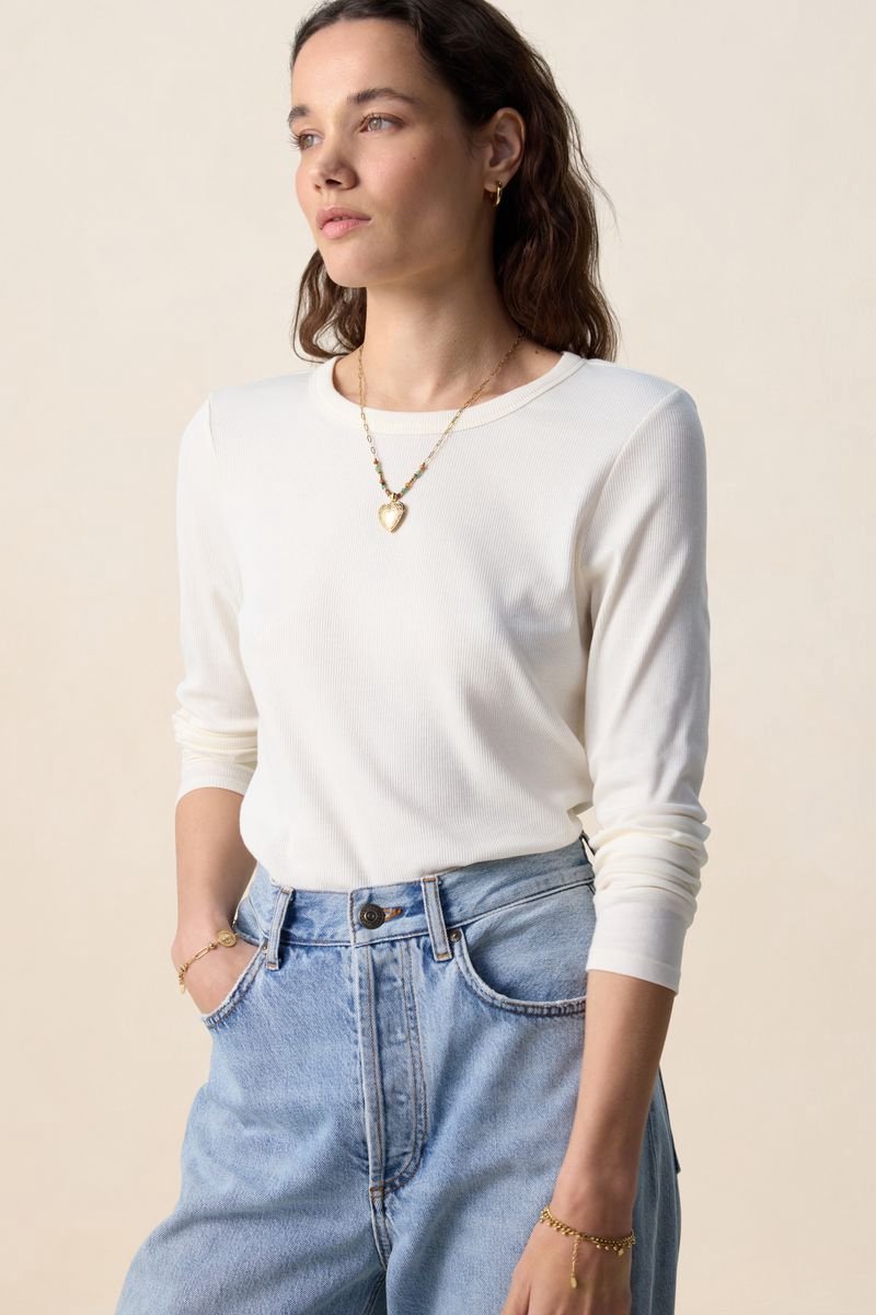 Sissy-Boy - Witte rib top