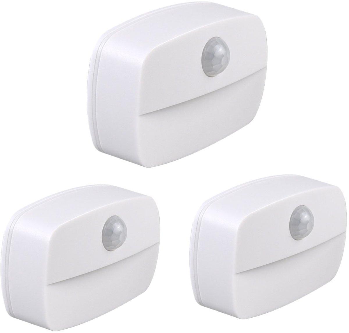 TOVBMUP Lamp - LED-lamp - Nachtlampje - met bewegingssensor - Geschikt voor gang, badkamer, slaapkamer, richtingaanwijzer - Warm wit