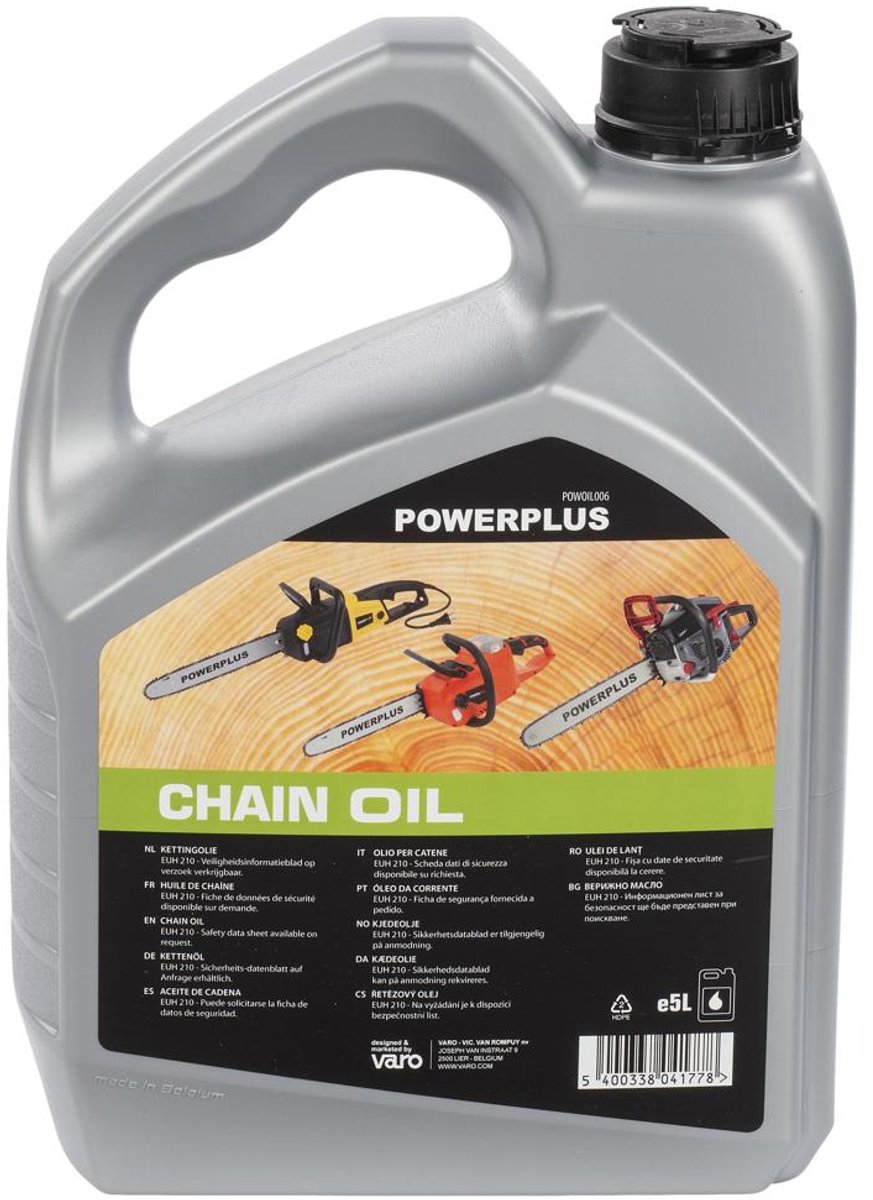 Powerplus POWOIL006 Kettingolie voor kettingzaag- 5l — cadeau in Tuin & Klussen - foto 3