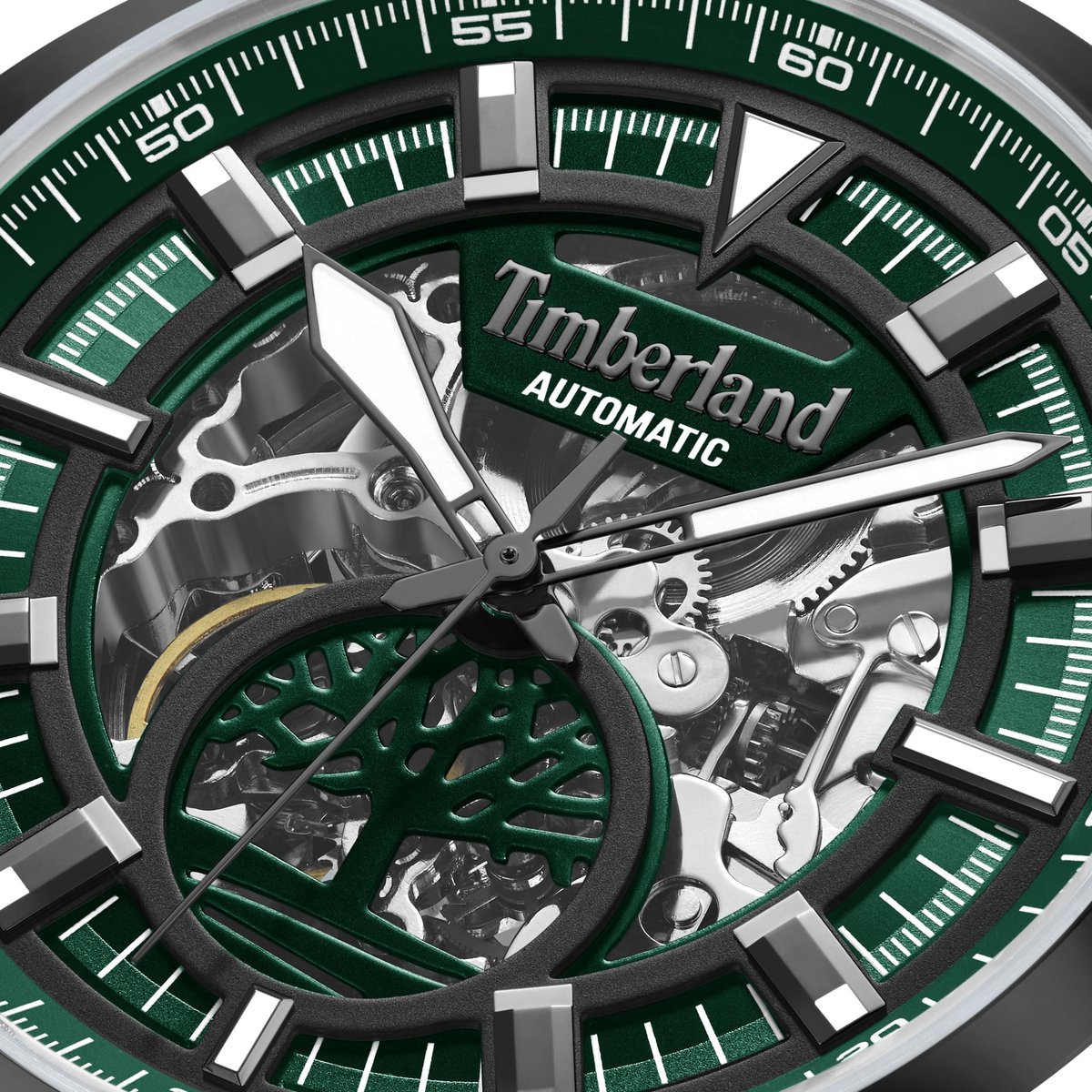 Automatisch horloge Henniker Automatic Green - Camel