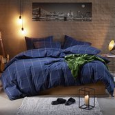 Mood!t Housse de couette Flanelle Blauw L 200 x L 200 cm/L 200 x L 220 cm 2 personnes