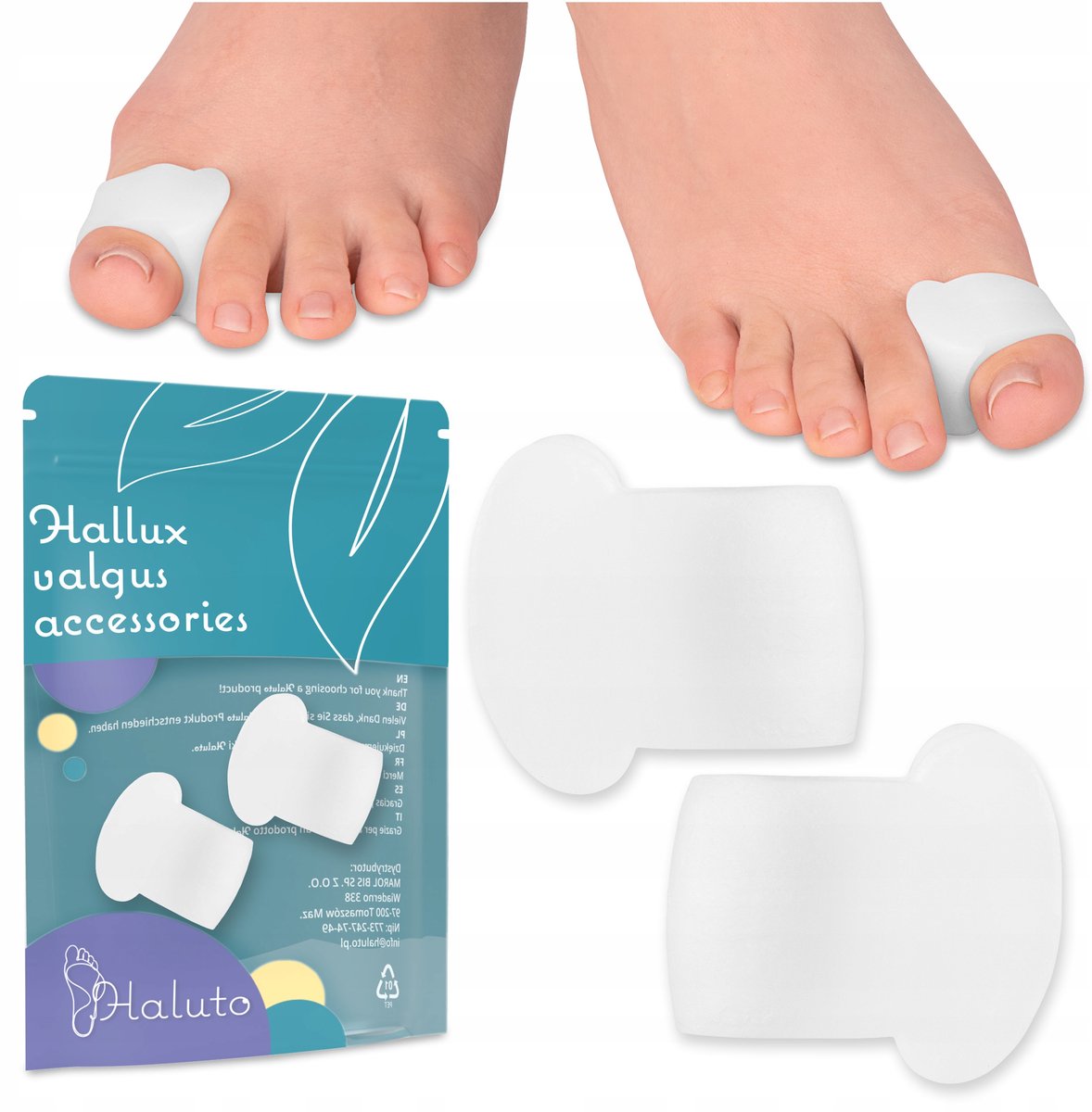 Haluto Hallux Valgus Separator L - Comfort in Correctie