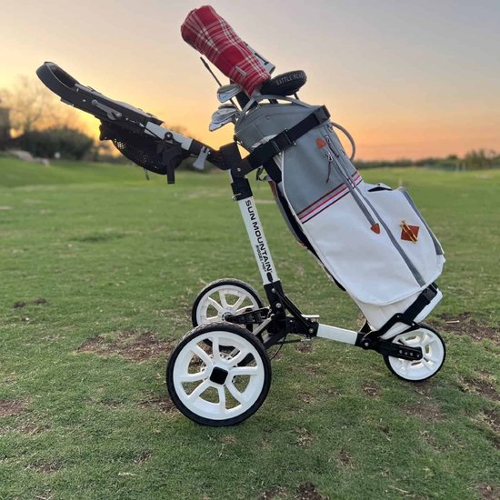 Sun Mountain Ridgeline 3 Golftrolley - Wit van Merkloos — afbeelding 5