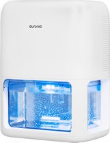 Déshumidificateur Auronic - Déshumidifie 500 ml par jour - Réservoir d'eau de 1,8 L - Salon, bureau, chambre, Chambre de bébé et plus - Déshumidificateur domestique - Wit