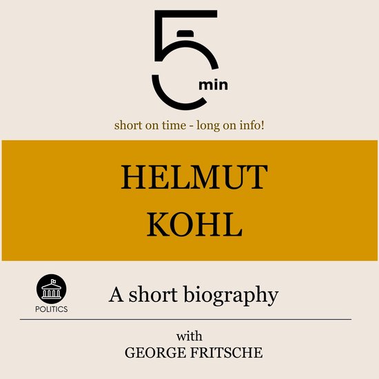 Helmut Kohl: A short biography - cover