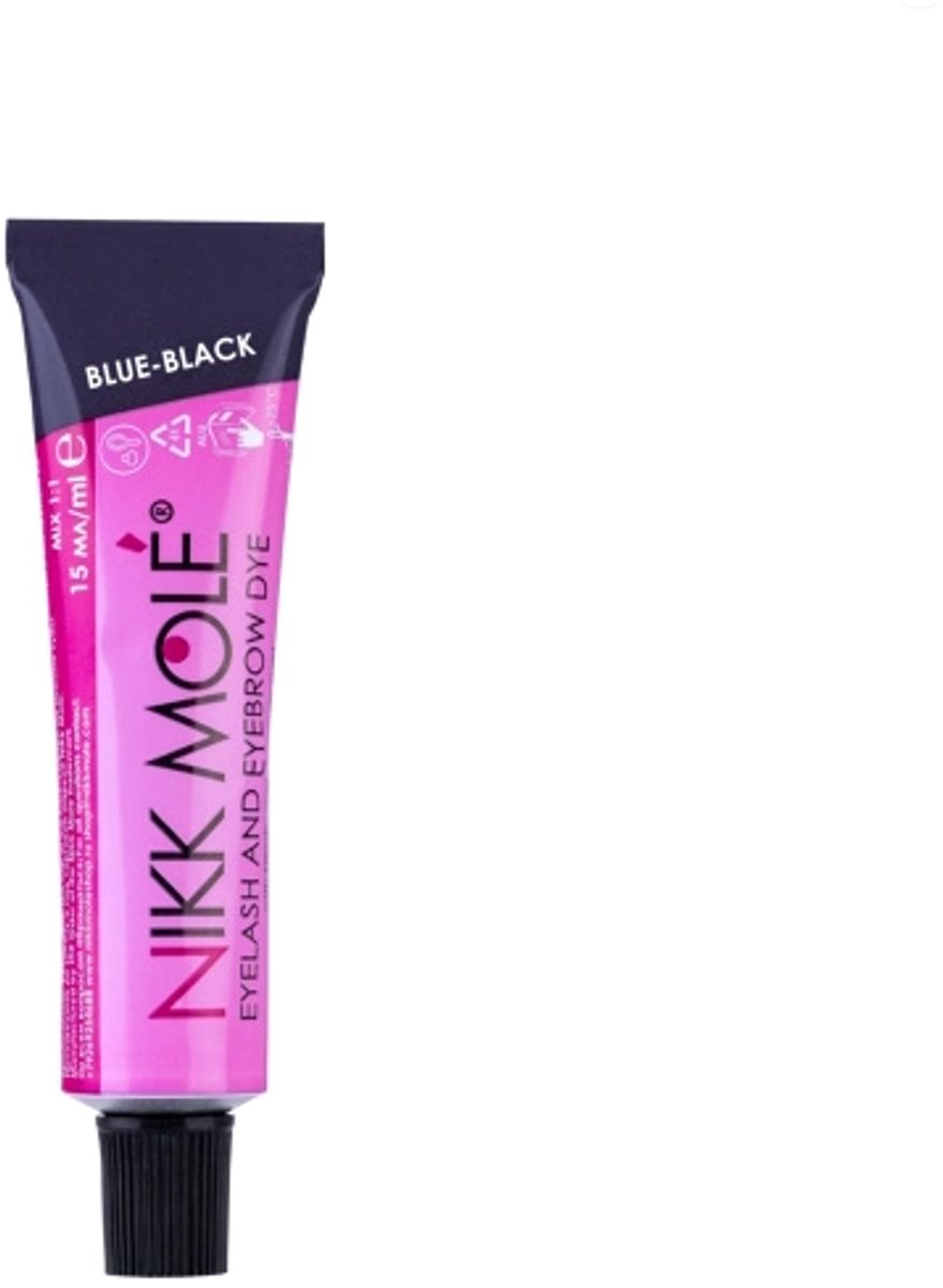 Nikk Mole - wenkbrauw verf - blue/black