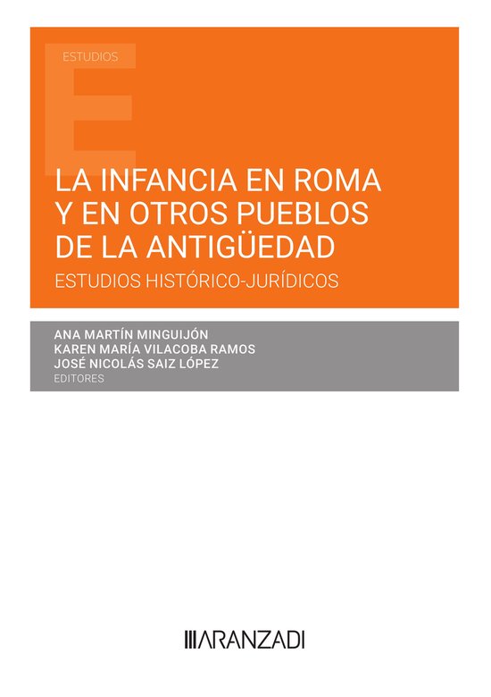 La infancia en Roma y en otros pueblos de la antigüedad. Es ... - cover